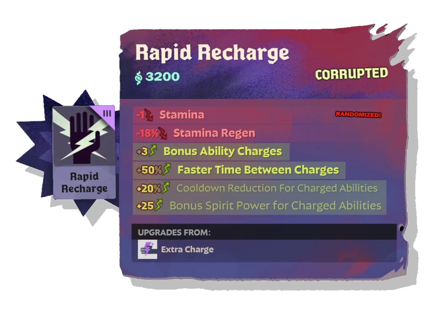 Corrupted-предмет Rapid Recharge